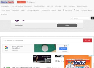How everyreply.com looks like on a tablet such as an iPad.