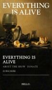 How everythingisalive.com looks like on a mobile device such as an iPhone.
