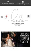 How everythinglulu.com looks like on a mobile device such as an iPhone.