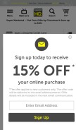 How evine.com looks like on a mobile device such as an iPhone.