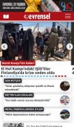 How evrensel.net looks like on a mobile device such as an iPhone.
