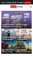How evvelcevap.com looks like on a mobile device such as an iPhone.