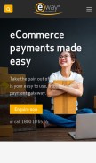 How ewaypayments.com looks like on a mobile device such as an iPhone.