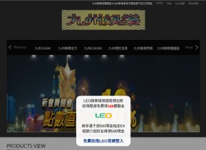 How ex669.com looks like on a tablet such as an iPad.