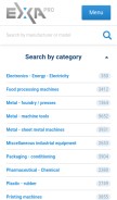 How exapro.com looks like on a mobile device such as an iPhone.