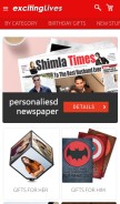 How excitinglives.com looks like on a mobile device such as an iPhone.