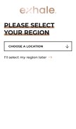 How exhalespa.com looks like on a mobile device such as an iPhone.