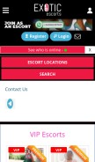 How exoticbotswana.com looks like on a mobile device such as an iPhone.