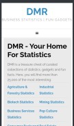 How expandedramblings.com looks like on a mobile device such as an iPhone.