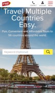 How expatexplore.com looks like on a mobile device such as an iPhone.