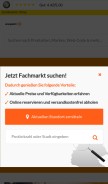 How expert.de looks like on a mobile device such as an iPhone.