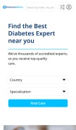 How expert.diabetesmantra.com looks like on a mobile device such as an iPhone.