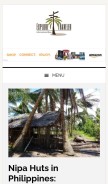 How exploretraveler.com looks like on a mobile device such as an iPhone.