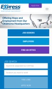 How expresspros.com looks like on a mobile device such as an iPhone.