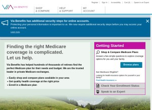 How extendhealth.com looks like on a tablet such as an iPad.