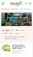 How extrabux.com looks like on a mobile device such as an iPhone.