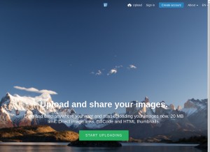 How extraimage.com looks like on a tablet such as an iPad.