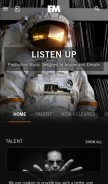 How extrememusic.com looks like on a mobile device such as an iPhone.