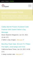 How eyanl.com looks like on a mobile device such as an iPhone.