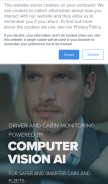 How eyesight-tech.com looks like on a mobile device such as an iPhone.