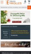 How eyrolles.com looks like on a mobile device such as an iPhone.
