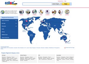 How ezilon.com looks like on a tablet such as an iPad.