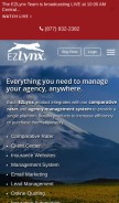 How ezlynx.com looks like on a mobile device such as an iPhone.