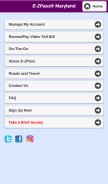 How ezpassmd.com looks like on a mobile device such as an iPhone.