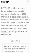 How ezvid.com looks like on a mobile device such as an iPhone.