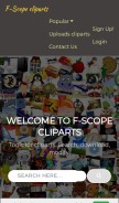 How f-scope.net looks like on a mobile device such as an iPhone.