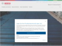 Desktop screenshot for bosch.de