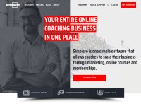 Desktop screenshot for simplero.com