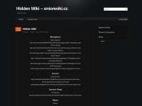 Desktop screenshot for onionwiki.cc