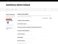 Desktop screenshot for insolvencyadvice.ie