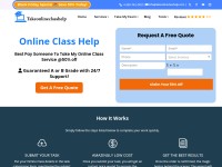 Desktop screenshot for takeonlineclasshelp.com