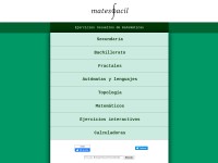 Desktop screenshot for matesfacil.com