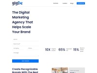 Desktop screenshot for gigde.com