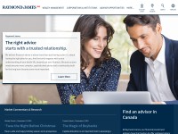 Desktop screenshot for raymondjames.ca