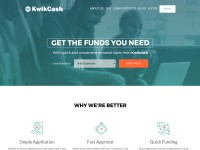 Desktop screenshot for kwikcashonline.com