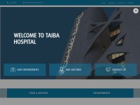 Screenshot of taibahospital.com