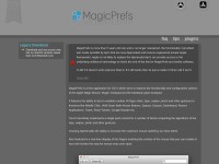 Desktop screenshot for magicprefs.com
