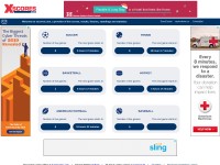 Desktop screenshot for xscores.com