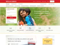 Desktop screenshot for wellsfargo.com