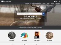 Desktop screenshot for renderhub.com