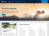 Desktop screenshot for pga.org
