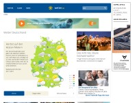 Desktop screenshot for wetter.de