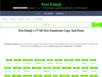 Desktop screenshot for textemoji.us