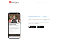 Desktop screenshot for newsinshorts.com