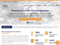 Desktop screenshot for visaexperts.com