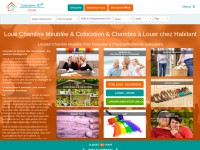 Desktop screenshot for colocation-adulte.fr